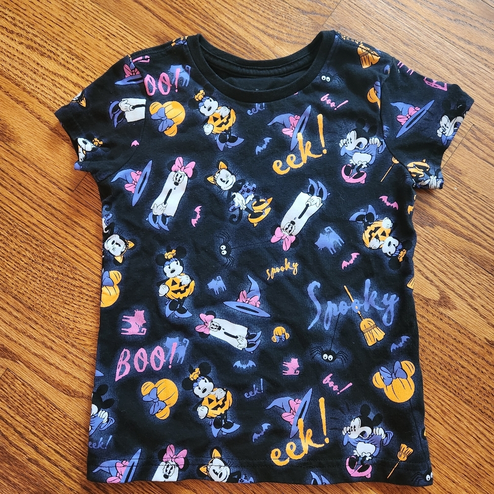 Disney Minnie Mouse Halloween Short Sleeve Top